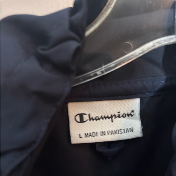 Champion Navy Windbreaker with Yellow Logo notre dame - Picture 2 of 3